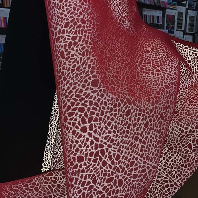 Ткани Noctilucent 1.5M искусственной кожи яркого блеска ширина синтетической